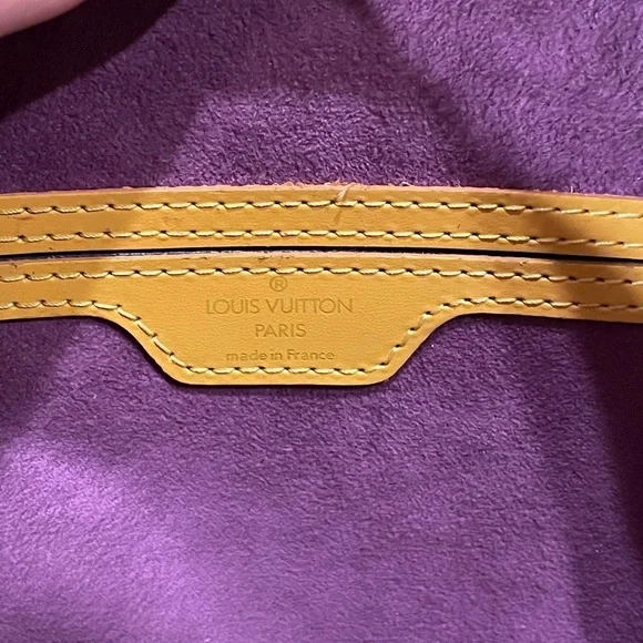 Louis Vuitton Yellow Épi Leather Backpack.VGUC 100% Authentic